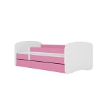 dětská postel 70x140 vzor ležící víla, růžová