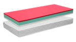 Postel ELSA 1800x200 bílá + 2 ks matrace LITERA 90x200 cm Postel ELSA 1800x200 bílá + 2 ks matrace LITERA 90x200 cm