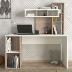 ZAKIMI designový psací stůl, bílá/cordoba