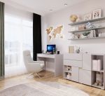 MARON jednolůžková postel 90, kašmír/dub Sonoma