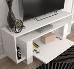 SORITO úzký TV stolek, bílá