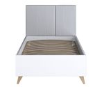 Postel 90x200 MOYA dub castello/šedá/bílá