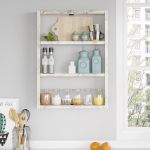 STROUD nástěnná police, mramor