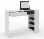 Toaletní stolek se zrcadlem POMONA bílá