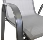 Zahradní sestava BADEN M + 4x DARMA černá/šedá