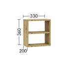 RENO malý regál, dub Artisan