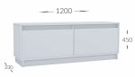 Předsíňová stěna JACOB 180  dub kraft šedý