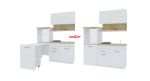SENSE rozkládací kuchyňská linka s dřezem 160, Nimfea / Artisan