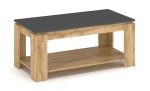 Rozkládací konferenční stolek GERIT dub minerva/šedá