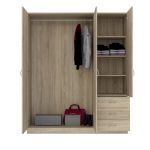 GAYA šatní skříň 3D3S, dub Sonoma GAYA šatní skříň 3D3S, dub Sonoma