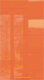 40D3S d. skříňka 3-zásuvková TECHNO bk/oranžová metalic