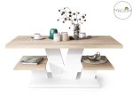 Konferenční stolek VIVA 110x60 cm dub sonoma/bílá