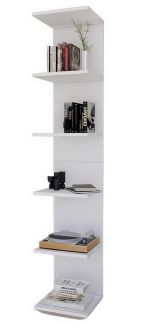 Závěsný regál ALFRED barva bílá Závěsný regál ALFRED barva bílá