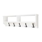 Závěsný věšák s policí STANLEY barva bílá Závěsný věšák s policí STANLEY barva bílá