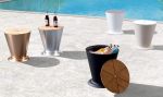 ICOO - stolek s úložným prostorem champagne/teak