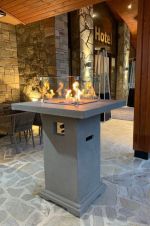 MONTREAL - barový stůl s plynovým ohništěm