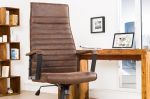 Kancelářská židle LAZIO vintage hnědá