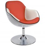 židlo-křeslo DAYTONA WHITE RED