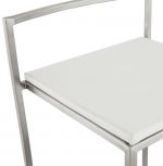 barová židle LISBOA WHITE