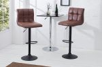 Barová židle MODENA 95-115 CM vintage hnědá