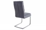 Konzolová židle COMFORT vintage šedá mikrovlákno