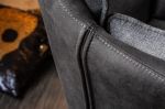 Jídelní židle LOUNGER tmavě šedá otočná