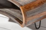 Konferenční stolek ORGANIC SMOKE 70-80 CM masiv sheesham