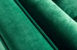 Luxusní pohovka COZY VELVET 220 CM smaragdově zelená samet