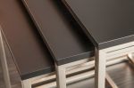 3SET konferenční-odkládací stolek NEW ELEMENTS černý