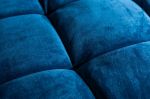 Luxusní pohovka COZY VELVET 220 CM modrá samet
