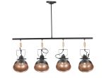 Stropní svítidlo CUPS BLACK 96 CM