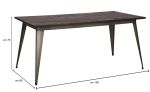 Jídelní stůl DETROIT 160 CM masiv jilm Jídelní stůl DETROIT 160 CM masiv jilm