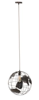 Stropní svítidlo IRON WORLD 40 CM černé