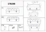2SET taburet RONO 102/82 CM