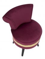 MINI židle/stolička PARIS II vínová