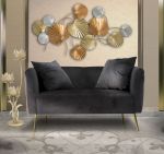 Pohovka BUCAREST 127 CM černá Pohovka BUCAREST 127 CM černá