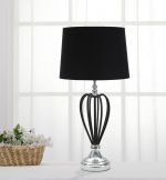 Stolní lampa DARKY SILVER 56 CM