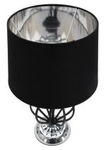 Stolní lampa DARKY SILVER 44 CM