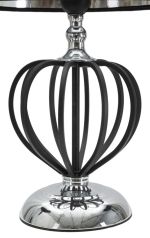 Stolní lampa DARKY SILVER 44 CM