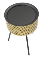 Odkládací stolek MODERN STORAGE 50 CM zlatý