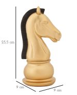 Soška HORSE GOLD 19 CM