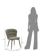 2SET jídelní židle LOSANNA zelená 2SET jídelní židle LOSANNA zelená