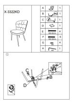 2SET jídelní židle LOSANNA šedá