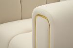 Křeslo ALMA 97 CM krémové/zlaté Křeslo ALMA 97 CM krémové/zlaté