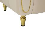 Křeslo ALMA 97 CM krémové/zlaté Křeslo ALMA 97 CM krémové/zlaté