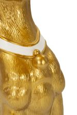 Socha/mísa CANE 74 CM zlatá