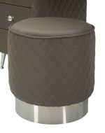 Toaletní stolek SHARON 120 CM šedý/stříbrný