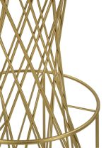 Barový stůl TOWER NEW 103 CM černý/zlatý