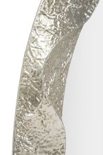 Oválné zrcadlo ARGELUX 128 CM stříbrné Oválné zrcadlo ARGELUX 128 CM stříbrné