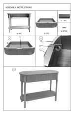 Konzolový stolek GOTEBORG 110 CM hnědý Konzolový stolek GOTEBORG 110 CM hnědý